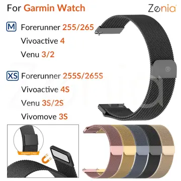 Milanese Wrist Band Strap Replacement For Garmin Forerunner 35/30