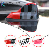 2021Car Radio Signal antenna decoration shell 3D Cover sticker For MINI ONE Cooper S Clubman F54 F60 Modification Accessories