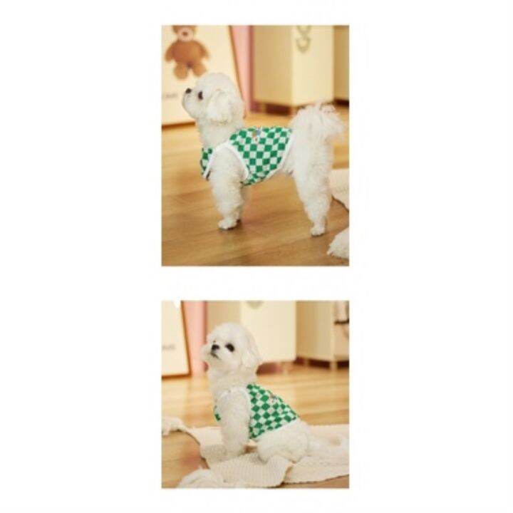 bib-pet-clothes-checkerboard-fashion-brand-vest-pet-dog-cat-summer-clothes-puppy-fadou-teddy-schnauzer-clothing