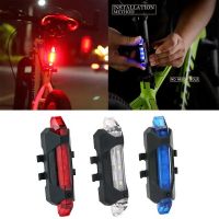 Bicycle Light Waterproof Rear Tail Light USB Rechargeable Bicycle Rear LED Light Mountain Bike Lamp Bicycle Accessories