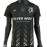 SILVER WOLF SPORT Football Shirt เสื้อฟุตบอลชาย เสื้อกีฬา ผ้าพิมพ์ลาย ด้วยระบบ Sublimation สีไม่ตก ลายไม่ลอก เบาสบาย มีรูระบายอากาศ แห้งไว ไม่ยับง่าย สำหรับ ใส่วิ่ง ใส่ออกกำลังกาย รุ่น CR7 Collection