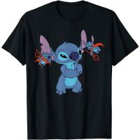 T-Shirt Printed Lilo and Stitch All Bad Premium Fashion. For men Valentines Day gift