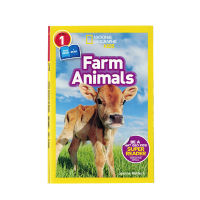 English original genuine picture book National Geographic Kids Readers: farm animals National Geographic graded reading elementary level 1 English Enlightenment for young children