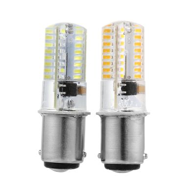 【♘COD Free Cas♘】 lan84 หลอดไฟ Led 110/120V,หลอดไฟคอร์น Led 2.6W โคมไฟคริสตัล64smd 3014หลอดไฟ Ba15d สีขาว/อบอุ่นสีขาวสำหรับประหยัดพลังงานเครื่องเย็บผ้า