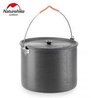 Naturehike 2019 New Arrive Aluminum Alloy High Capacity 6L 10L Camping Pot With Handel For 6-8 People Tapestries Hangings