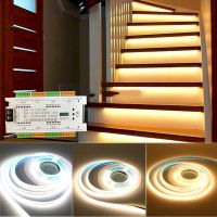 ✹✠◊ DC 12V COB Dimming Light Wireless Indoor LED Motion Sensor Night light DIY Atmosphere Night Lamp Stair Strip Light Smart Home