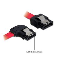 Straight to Left Side Angle 6Gb/s SATA3 Serial ATA DATA cable with latch for PC SATA 3.0 SATAIII 6Gbps Hard Drive Disk/ SSD