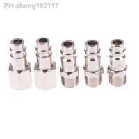 5pcs New Hot Sale Femal/Male 1/4 quot; BSP Air Line Hose Compressor Connectors Silver Euro Male Quick Release Fittings Wholesale