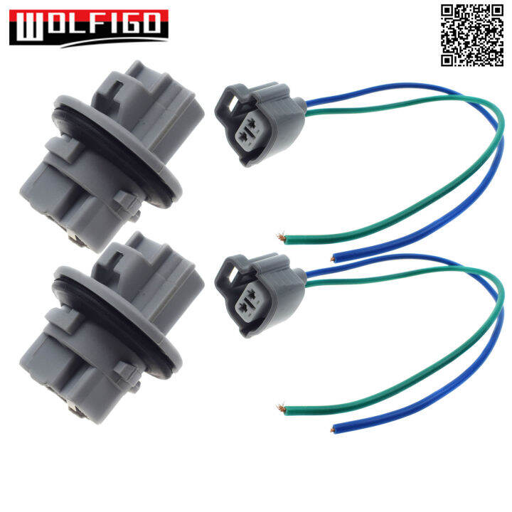 9007560028 Turn Signal Light Plug Connector Pigtail 2Way & Socket for