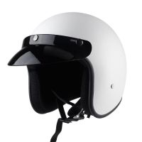 หมวกกันน็อคเจ็ทวินเทจเปิดหน้าย้อนยุค3/4ครึ่ง Casco Moto Capacete Motoqueiro Mopeds Enduro Casque