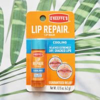 ลิปบาล์ม สูตรคูลลิ่ง สำหรับริมฝีปากที่แห้งแตกเป็นขุย Lip Repair Lip Balm Cooling Relief for Dry, Cracked Lips, Stick 4.2 g (OKeeffes®)