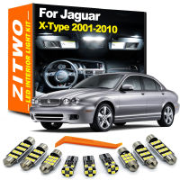 ZITWO 15Pcs LED ภายในโดมแผนที่ไฟอ่านหนังสือสำหรับ Jaguar X-Type X400 2001 2002 2003 2004 2005 2006 2007 2008 2009 2010