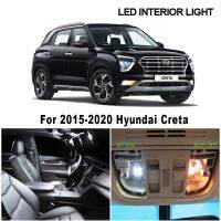 10ชิ้นชุดไฟท้ายรถเครื่องอ่านแผนที่ในรถ LED แคนบัสภายในสำหรับ Hyundai Creta 2015 2016 2017 2018 2019 2020รถหลอดไฟรถยนต์