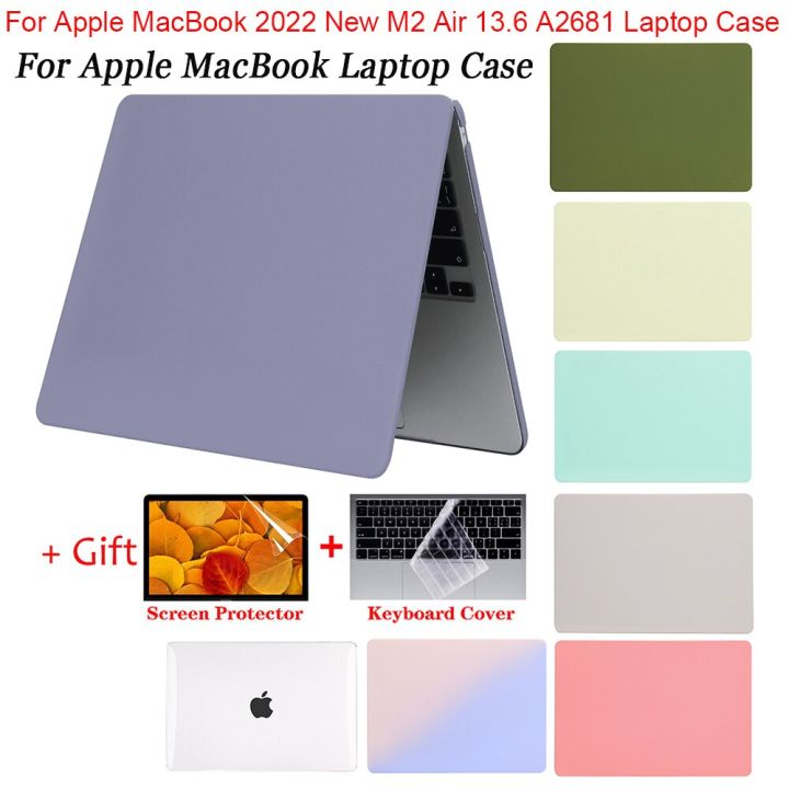 For Apple MacBook M1 M2 Chip Pro 13 Case 2022 New Air Laptop Cream Case