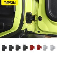 TESIN ABS Car Trunk Tailgate Screw Protection Cover Stickers For Suzuki Jimny 2019 2020 2021 Car Exterior Accessories