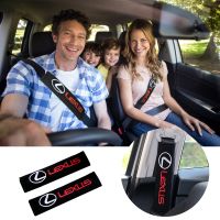 [HOT HOT SHXIUIUOIKLO 113] VEHICAR 2PCS Car Seat Belt Cover Cotton Auto Safety Belt Pad For LEXUS Shoulder Protector ยานพาหนะรถยนต์ Accessories