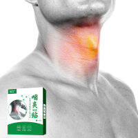 sunkepo6392 6ชิ้น/กล่องสมุนไพร pharyngitis Patch รักษาอาการเจ็บคอเรื้อรัง pharyngitis