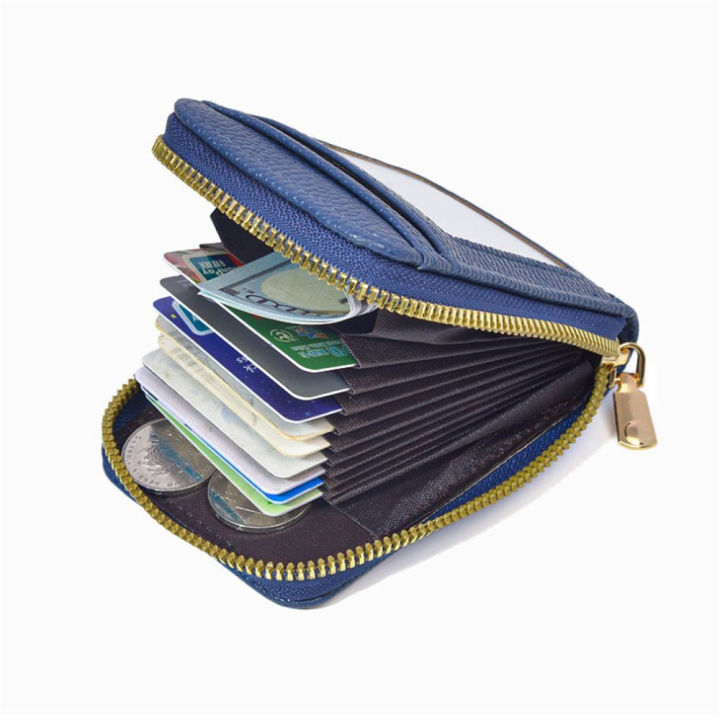 zipper-purse-unisex-id-card-holder-wallet-card-protect-case