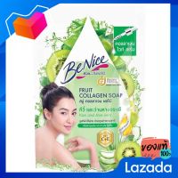 บีไนซ์ สบู่คอลลาเจน ผลไม้ กีวี่ และว่านหางจระเข้ 120 กรัม [Benes, collagen soap, kiwi fruit and aloe vera 120 grams]