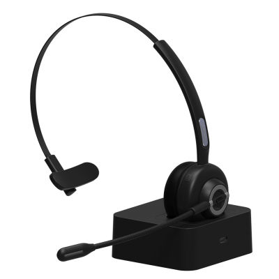 Headset Mono Truck Driver With Charging Base Aviation ephone Operator Video Conference Noise Cancelling