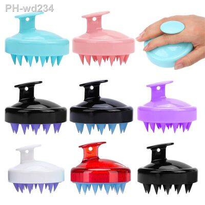 Hair Scalp Massager Shampoo Brush Soft Silicone Shampoo Brush Massage Shampoo Brush Clean Scalp Bath Comb Scalp Beauty Health