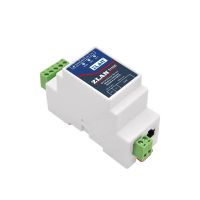 ZLAN 5143D Din Rail Serial RS485 to Ethernet TCP IP Server Ethernet Converter with Adaptor Optional