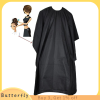 Butterfly 1PC unisex ผู้ใหญ่เด็กตัดผมเคปตัดปกตัดผมผมชุดสีดำ