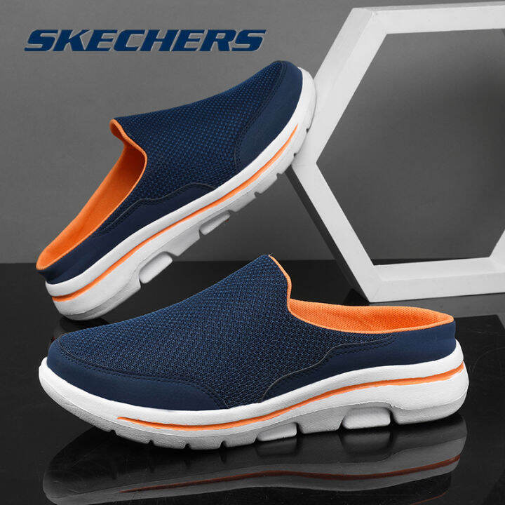 skechers-gowalk4-สเก็ตเชอร์ส-summits-รองเท้าผู้หญิง-uinsex-plus-size-eu35-eu48-eu47-summits-sport-shoes-รองเท้าผู้หญิง-eu46-slippers-mens-casual-shoes-รองเท้าผู้ชายแฟชั่นครึ่งส้น