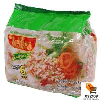 ไวไว เส้นหมี่กึ่งสำเร็จรูป รสหมูสับ 55 กรัม แพ็ค 6 [Quick, instant noodles, minced pork, 55 grams, pack 6]