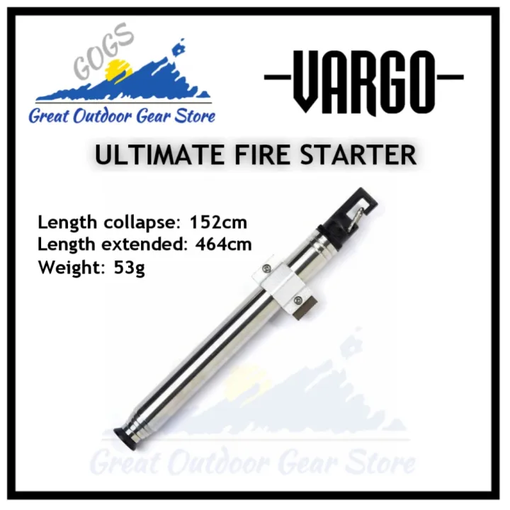 VARGO Ultimate Fire Starter Bellows Lightweight Ultralight Outdoor