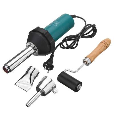 1080W Welder Hot Air Adjustable Temperature Welding Heat Torch + 2 Nozzle + Roller