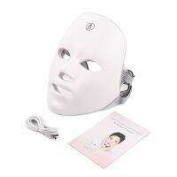 Rechargeable Battery Facial LED Mask 7 Colors LED Photon Therapy Beauty Mask Skin Rejuvenation Lifting Dark Spot Cleaner Device