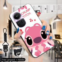 เคส PMP สำหรับ OPPO Reno10 5G 10 Pro 5G เคสคู่รักลายนางฟ้าเคสนิ่มสำหรับเด็กชายหญิง626 TPU นุ่มกันกระแทกฝาหลังซิลิโคนเคสใส่โทรศัพท์ (แหวนใส่นิ้ว + สายคล้อง)