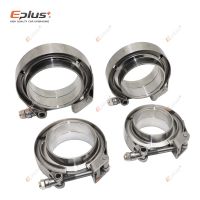 Eplus Car 304 Stainless Steel Quick Release V Band Clamp Turbo Exhaust Pipe Vband Clamp Male Female Flange V Clamp Kits Haberdashery