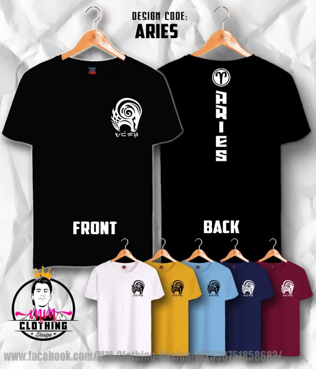 Zodiac Sign Aries T-Shirt Design By Mm Design | Lazada Ph