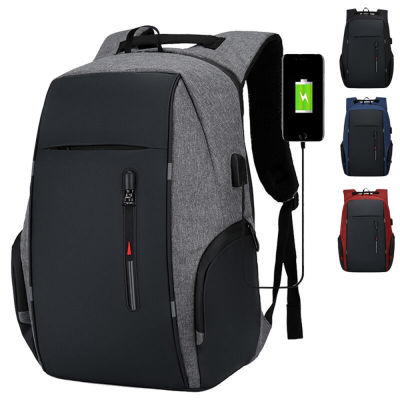 Usb Charging Reflective Design Multifunction Laptop Business Backpacks Laptop Bag Waterproof