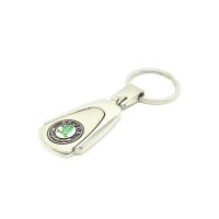 พวงกุญแจตกแต่ง Keyfob ที่วางจี้พวงกุญแจรถสำหรับ Skoda Octavia Rs Fabia