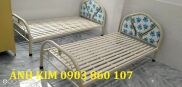 Giường ngủ sắt giá rẻ đơn cho 1 -2 người nằm thoải mái
