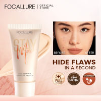 FOCALLURE Waterproof Liquid Foundation Cream Full Coverage Oil-Control Long-Lasting Lightweight Face Concealer Base Cosmetics