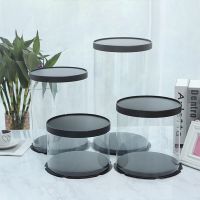 【hot】 Transparent Round Exhibition Storage Birthday Wedding for Dessert