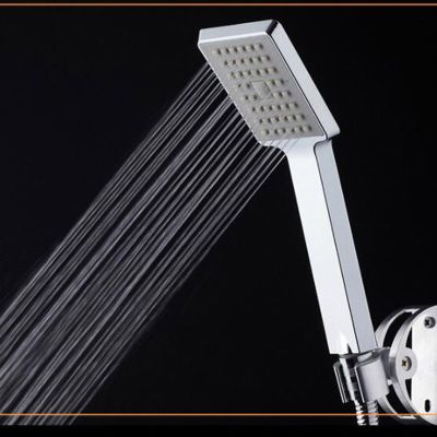 Pressurized bath Shower Head High Pressure bathroom Water Saving square Shower home Bathroom Accessories Spray Nozzle Showerheads