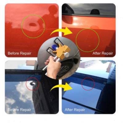 ♛ Automobile dent-free sheet dent repair suction and pull repairer set concave-convex alloy tool