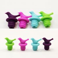 【LZ】❂☎❣  Novo 1pcs Criativo Pássaro Design Silicone Wine Cork Stopper Plug Bottle Caps Tampa Garrafa Stopper Barware Bar Acessórios de Cozinha