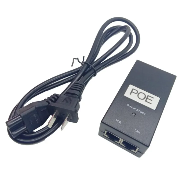 PoE Power Adapter 24V 1A PoE Injector Adapter IP Camera power