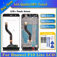 100 Tested OEM LCD Screen For Huawei P10 Lite Digitizer Full Assembly with Frame Replacement Phone Parts