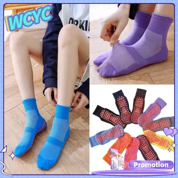Women's Grip Socks - Pilates l Yoga l Barre - Solid Lavender