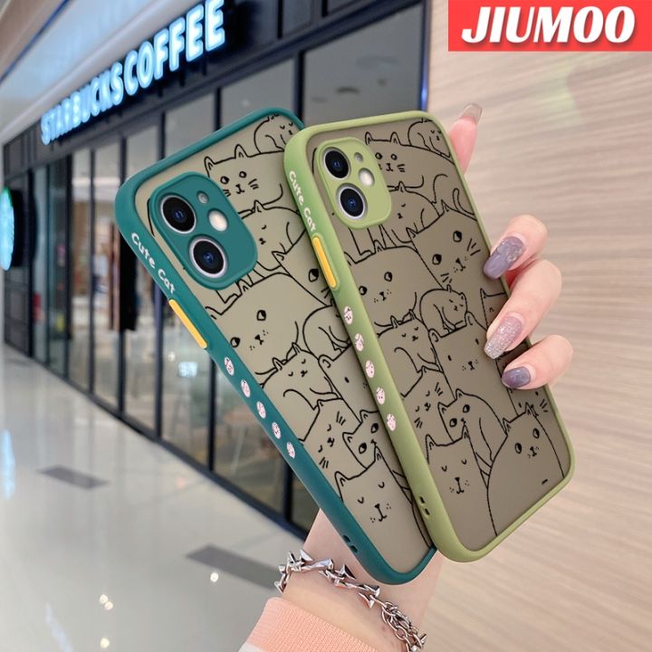 เคส-jiumoo-สำหรับ-xiaomi-redmi-โน๊ต7-note-7-pro-note-7s-เคส-note7ลายแมวรูปการ์ตูนสุดเจ๋งดีไซน์ใหม่แฟชั่นแบบบางกันกระแทกเคสแข็งขอบเคสป้องกันเลนส์กล้องคลุมทั้งหมดปลอกซิลิโคนนิ่ม