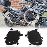 2009 2010สำหรับ Suzuki V-Strom DL650 DL 650 2004-2011โครงกระเป๋ากันน้ำมอเตอร์ไซค์กระเป๋าเครื่องมือแพคเกจบาร์การชน2005 2006