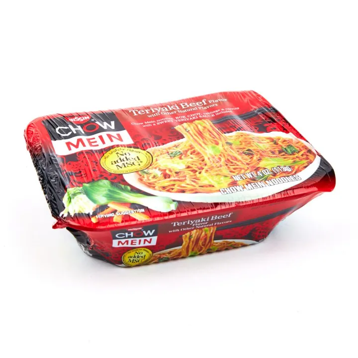 Nissin Chow Mein Teriyaki Beef Noodles 4oz. | Lazada PH