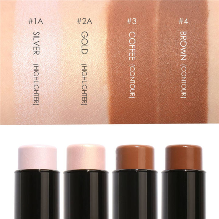 focallure-ปากกาเน้นข้อความ19สี-contouring-stick-เน้นแป้งเนื้อครีมสีเงิน-shimmer-light-แต่งหน้าเครื่องสำอาง